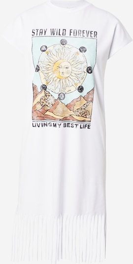 Noisy may Kleita 'NMFEVER', krāsa - debeszils / brūns / gaiši dzeltens / balts, Preces skats