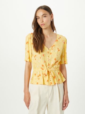 Camicia da donna 'POLYANKA' di Ragwear in giallo: frontale