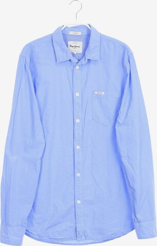 Pepe Jeans Button Up Shirt in S in Blue: front