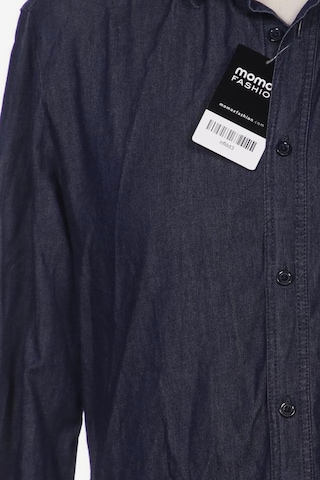 BIKKEMBERGS Button Up Shirt in M in Blue