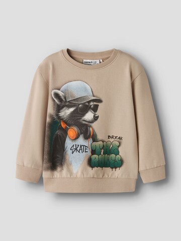 NAME IT - Sudadera en marrón
