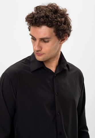 Antioch Slim fit Button Up Shirt in Black