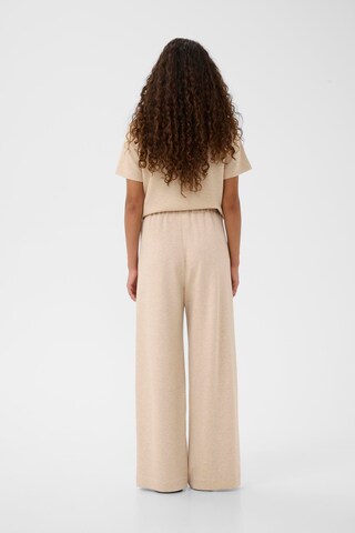 InWear Wide leg Pants 'Gincette' in Beige