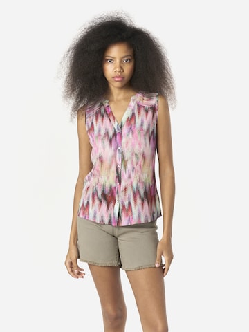 KOROSHI Blouse in Grey: front