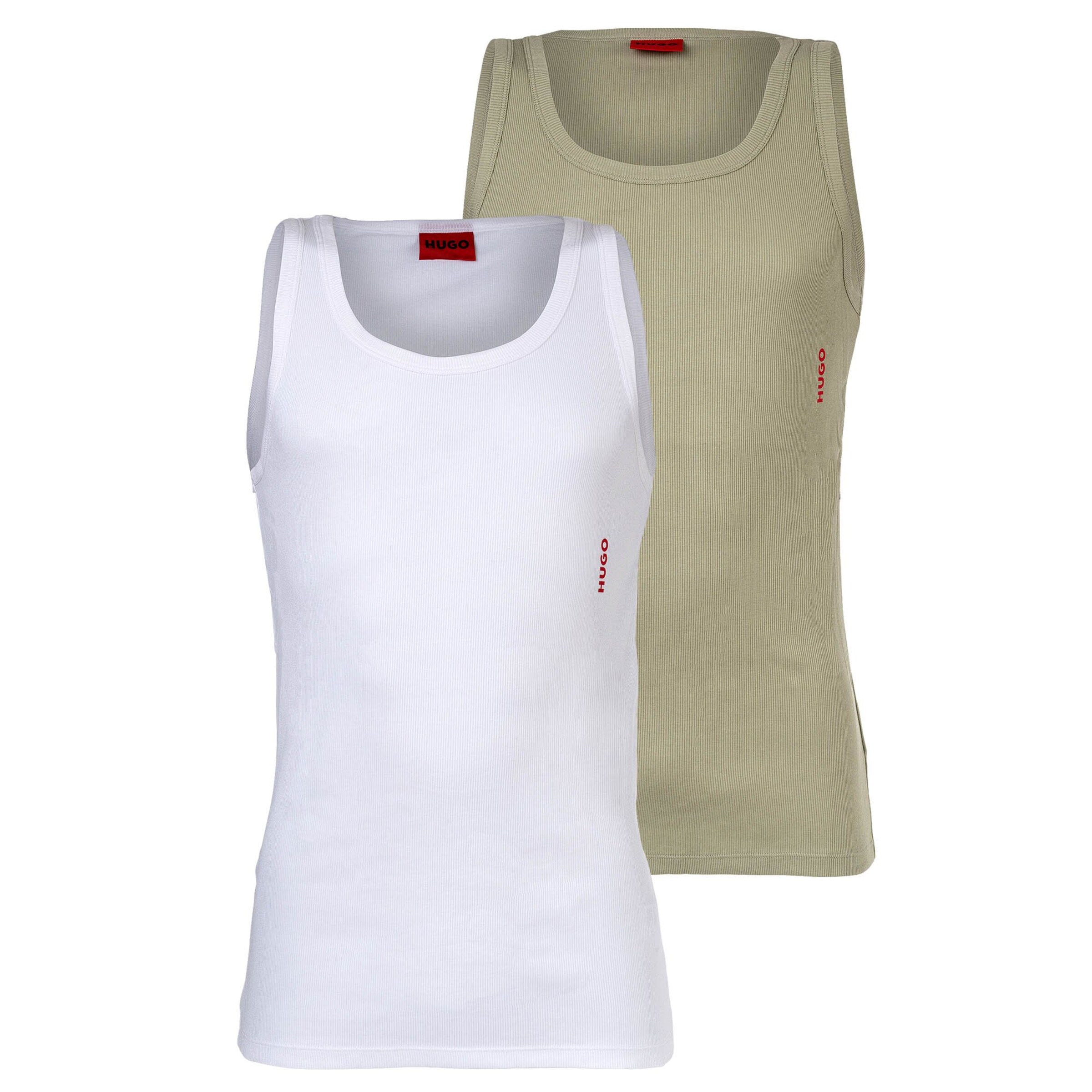 HUGO Podkoszulka w kolorze zielony: przód