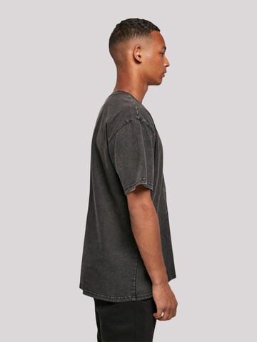 F4NT4STIC Shirt 'Ahoi Anker Outlines' in Black