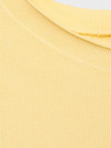 MANGO Pulóver 'CAMIN' - sárga