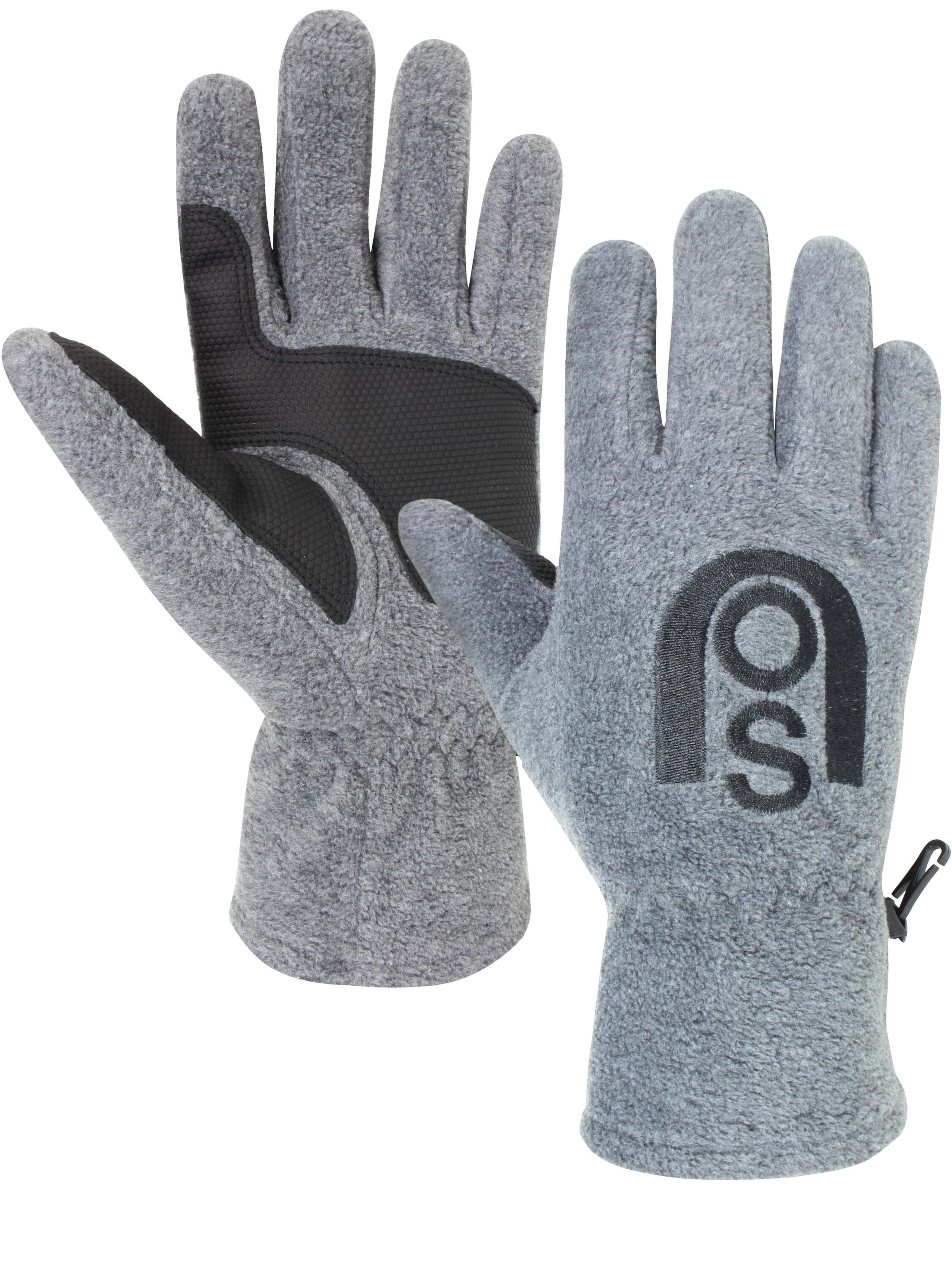 normani Vingerhandschoenen 'Nuuk' in Grijs: voorkant