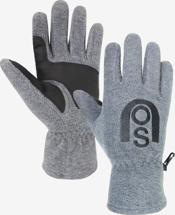 normani Fingerhandschuhe 'Nuuk' in Grau: Vorderseite