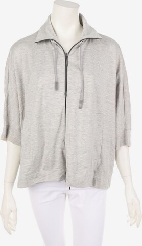 Marc O'Polo Pure Sweatshirt & Zip-Up Hoodie in M in Grey: front