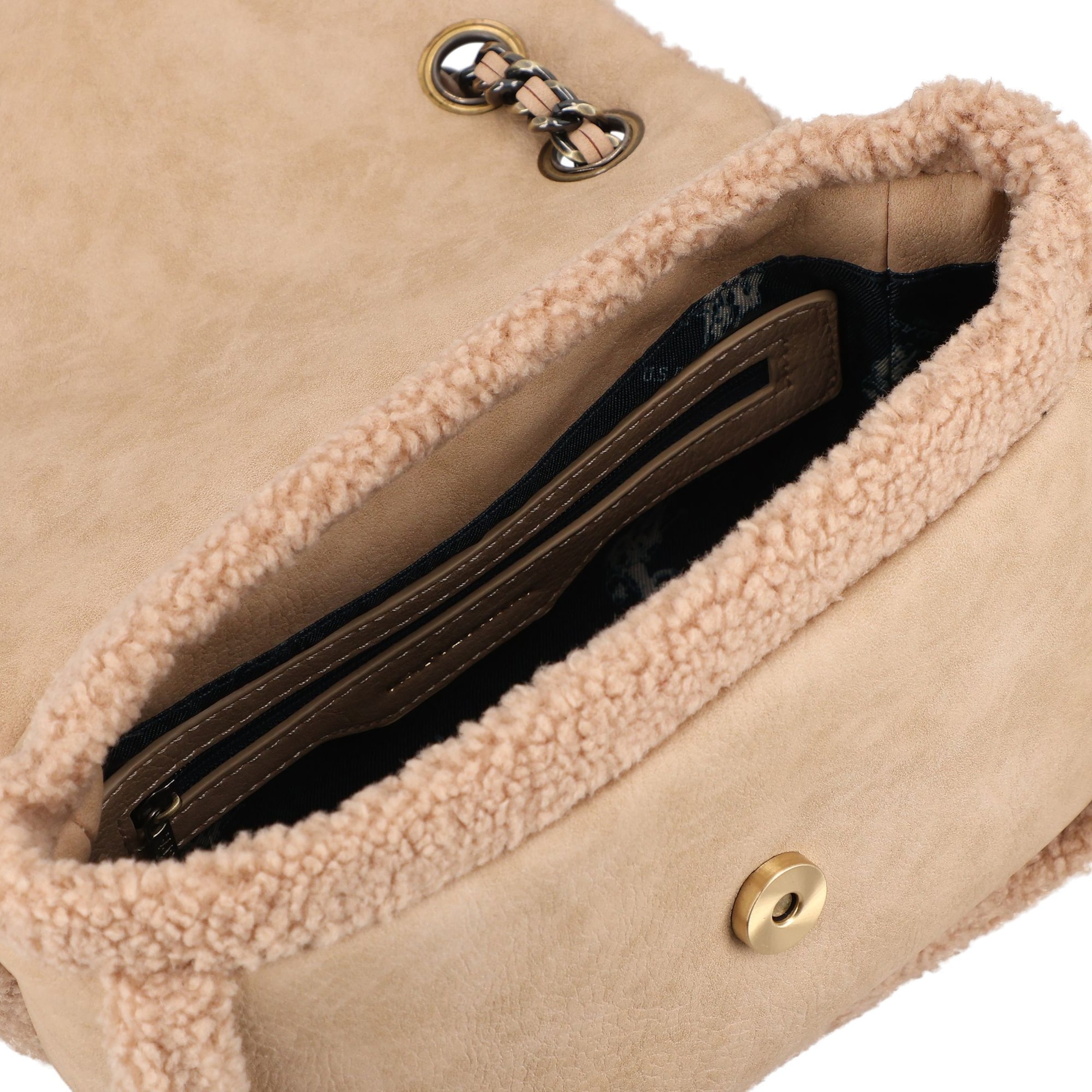 U.S. POLO ASSN. Schoudertas 'Holly' in Beige