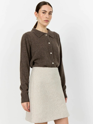 Levete Room Cardigan 'Eloise' i brun: forside