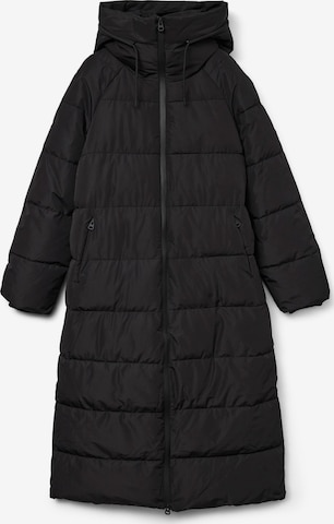 Vero Moda Maternity Wintermantel in Zwart: voorkant