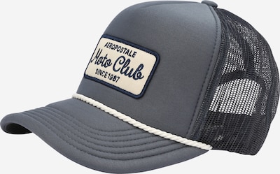 AÉROPOSTALE Casquette 'MOTOR CLUB' en bleu fumé / noir / blanc, Vue avec produit