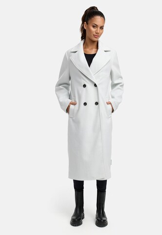 NAVAHOO Between-seasons coat 'Sternlein 14' in Blue: front