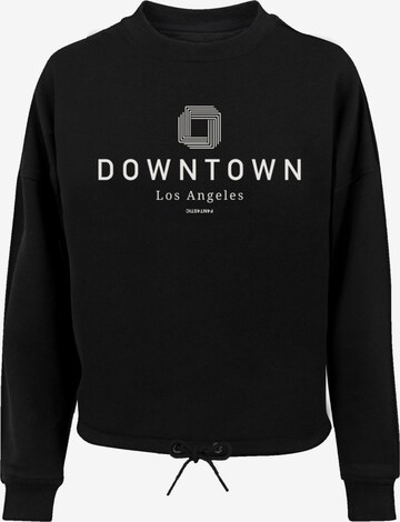 F4NT4STIC Sweatshirt 'Downtown LA' in Black: front