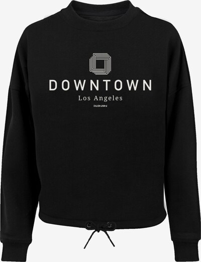 F4NT4STIC Sweatshirt 'Downtown LA' in schwarz / weiß, Produktansicht