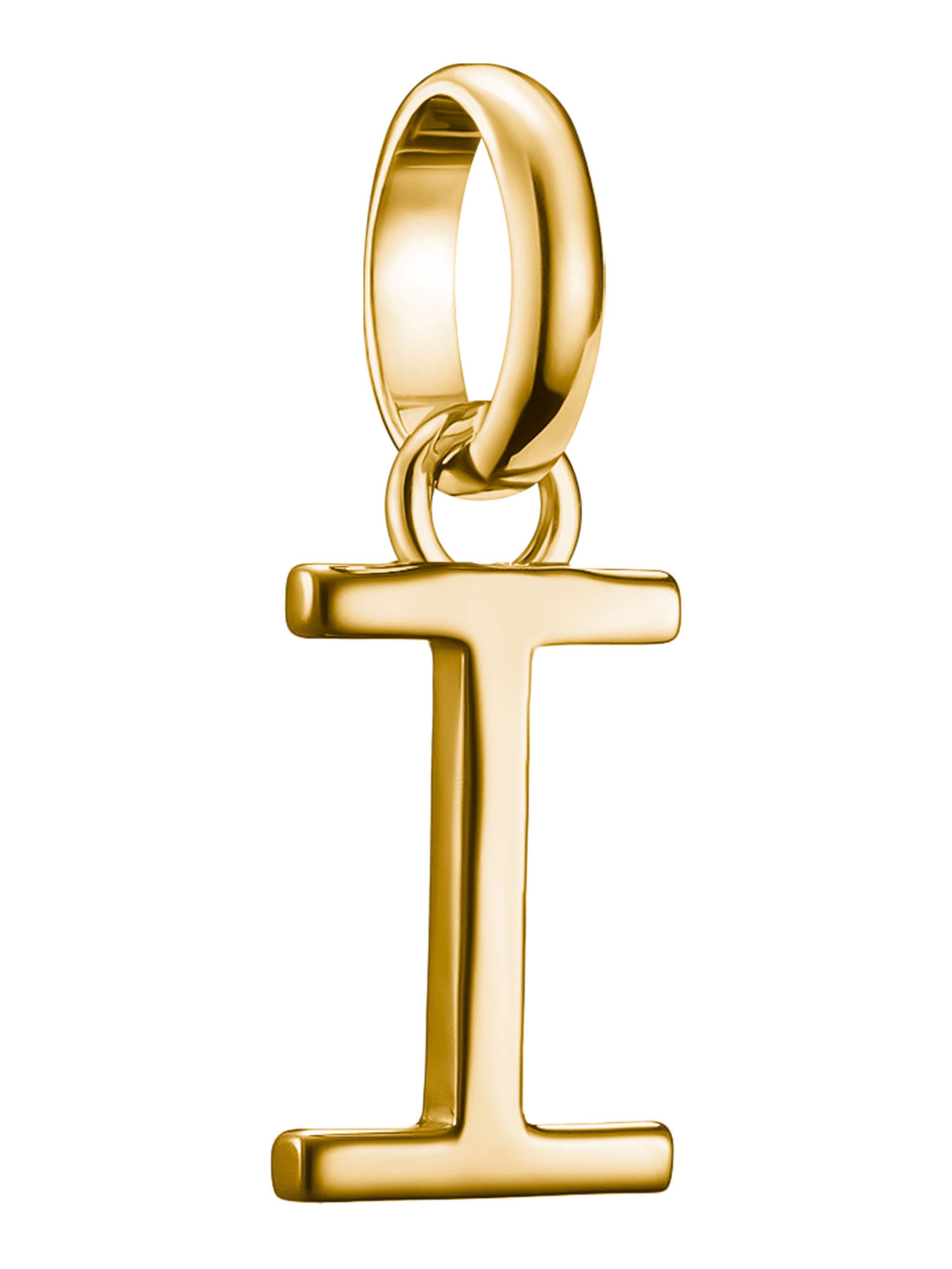Thomas Sabo Anhänger 'Buchstabe I' in Gold: Vorderseite