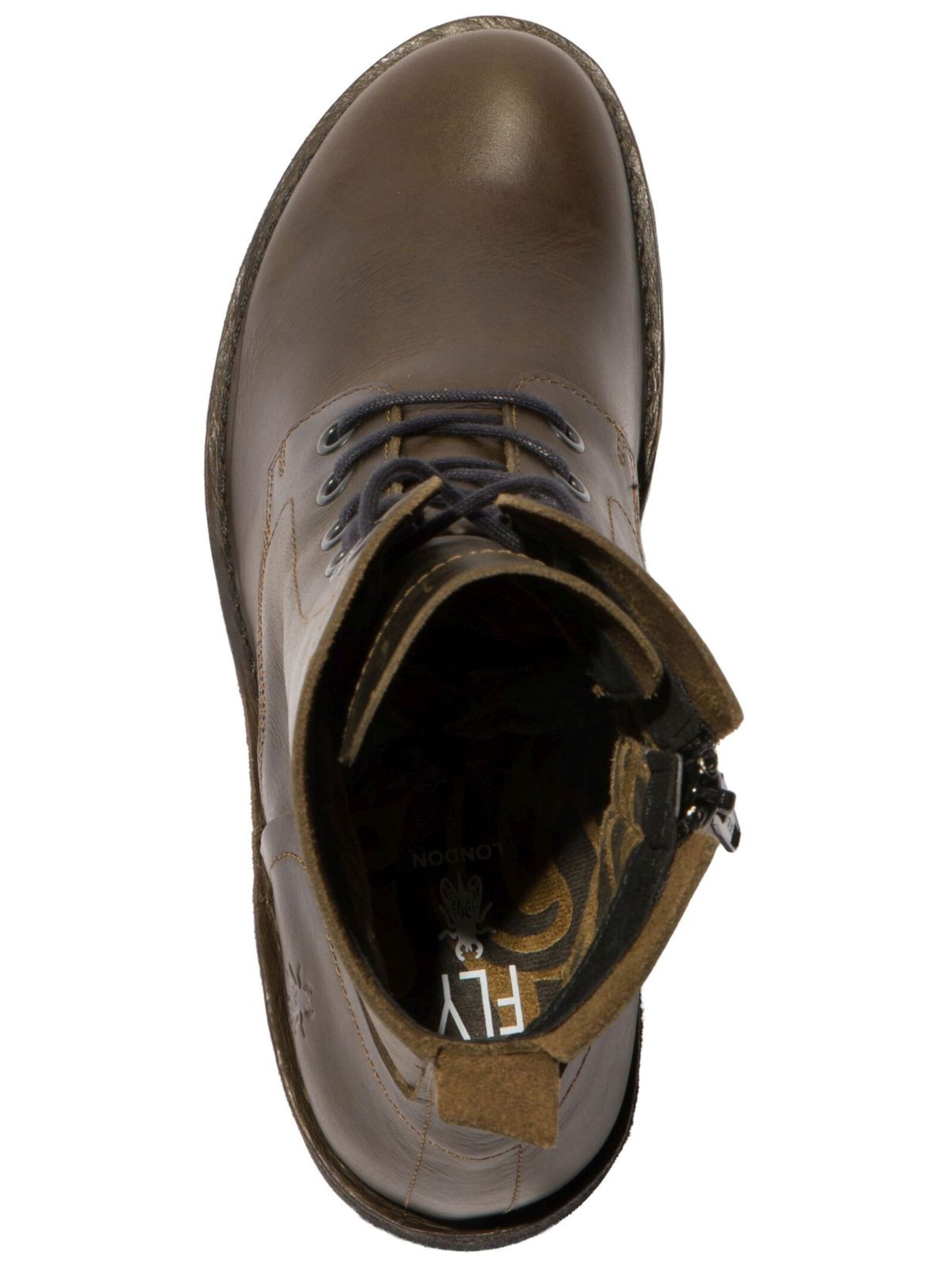 FLY LONDON Schnürstiefelette in Schwarz