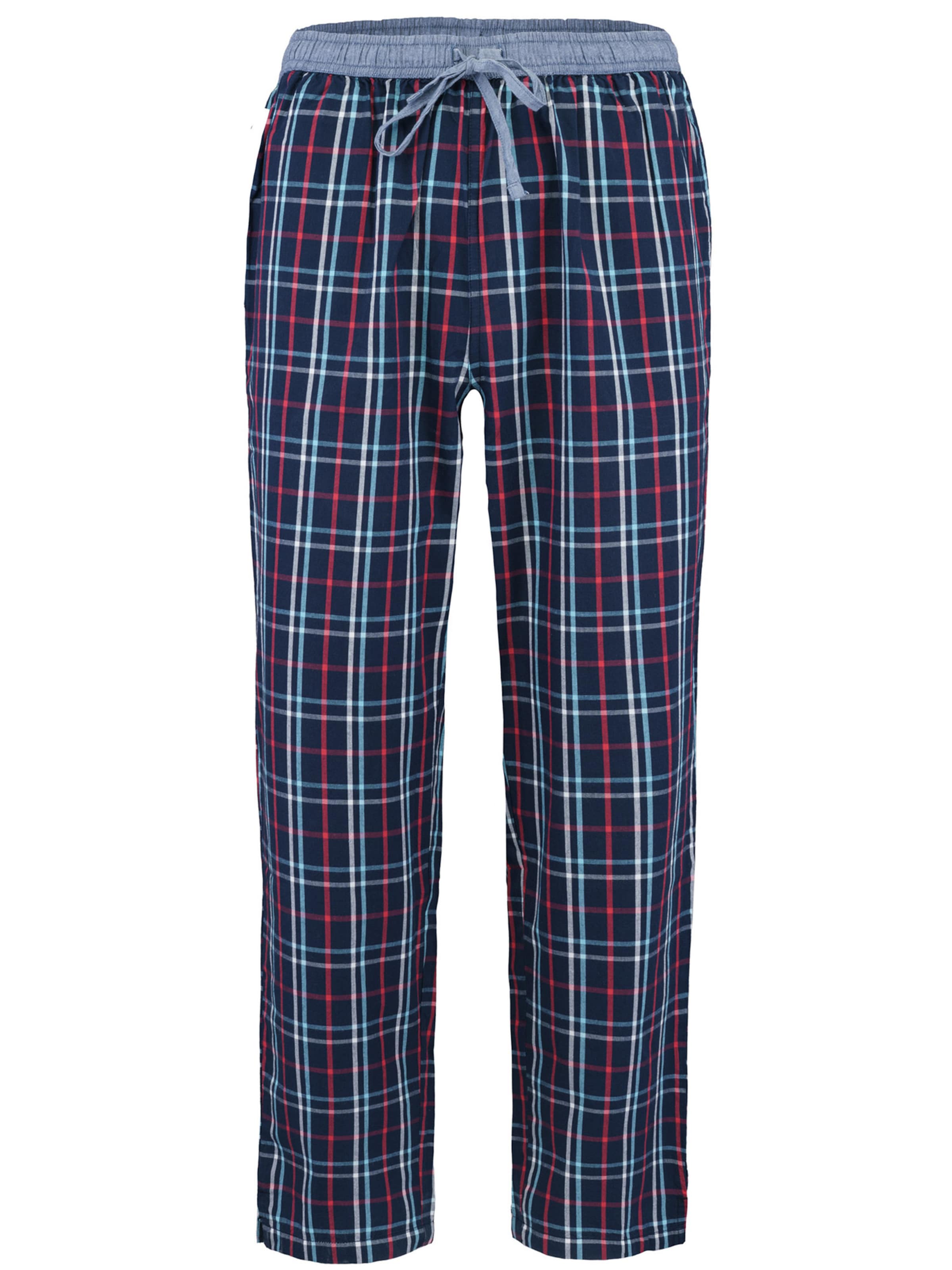 Pantalon de pyjama ' Olden Glory ' Luca David en bleu : devant