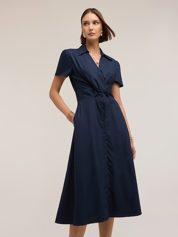 Robe-chemise MOTIVI en bleu