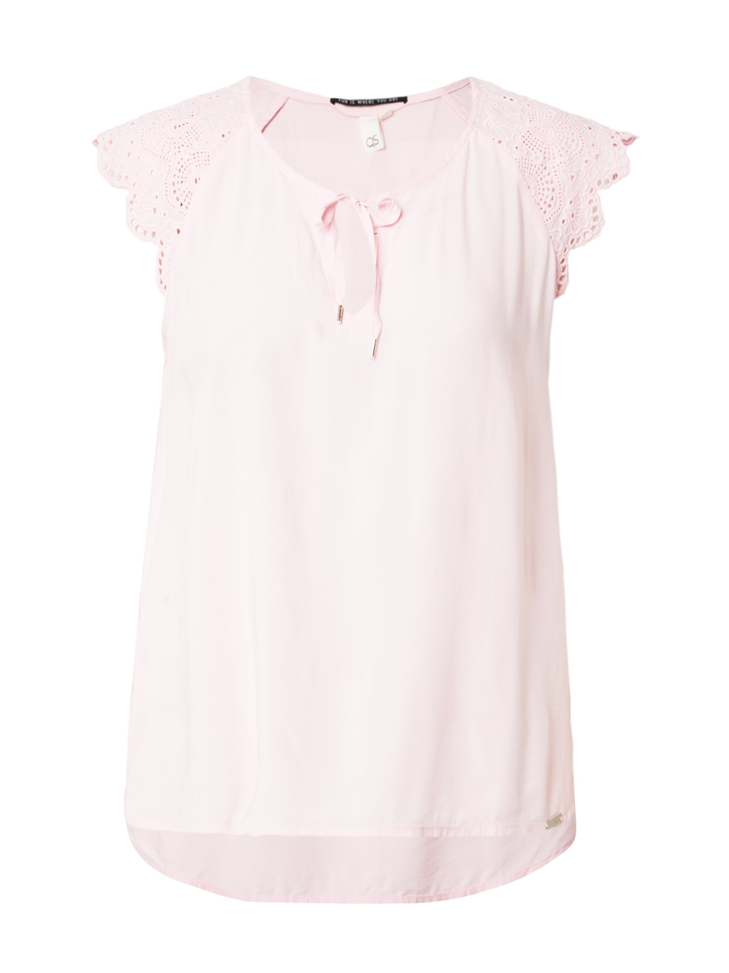 QS Bluse in Pink: Vorderseite