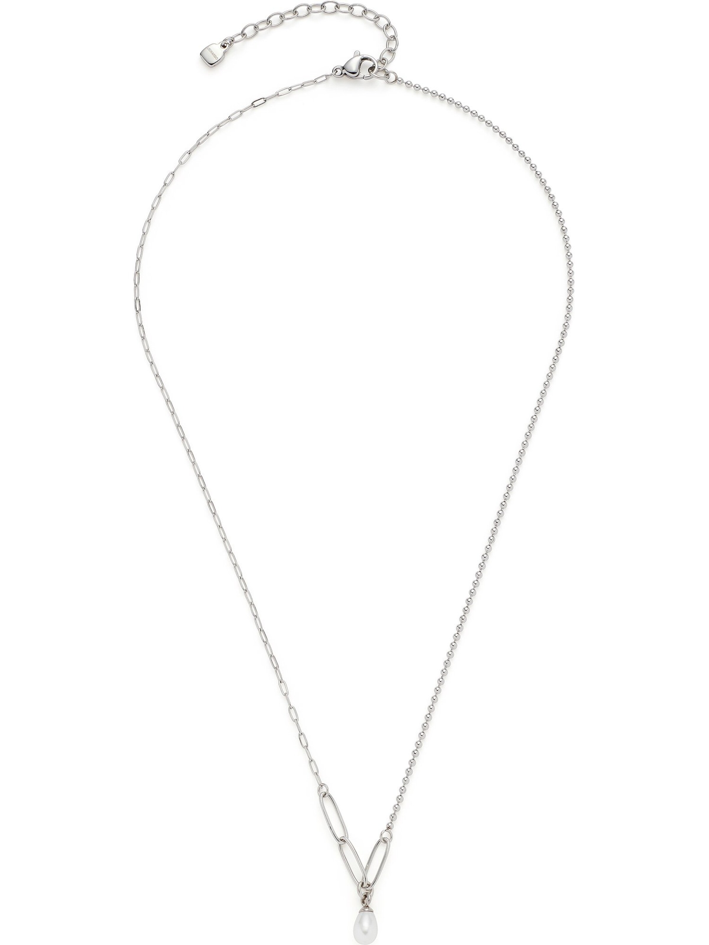 LEONARDO Necklace in Silver: front