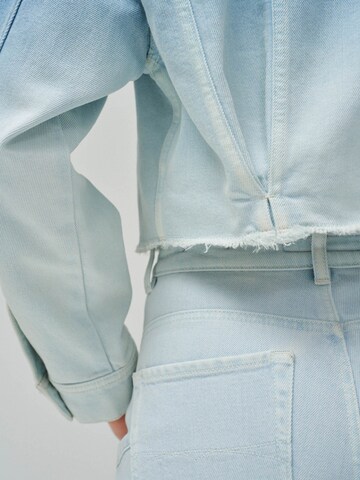 Salsa Jeans Tussenjas in Blauw