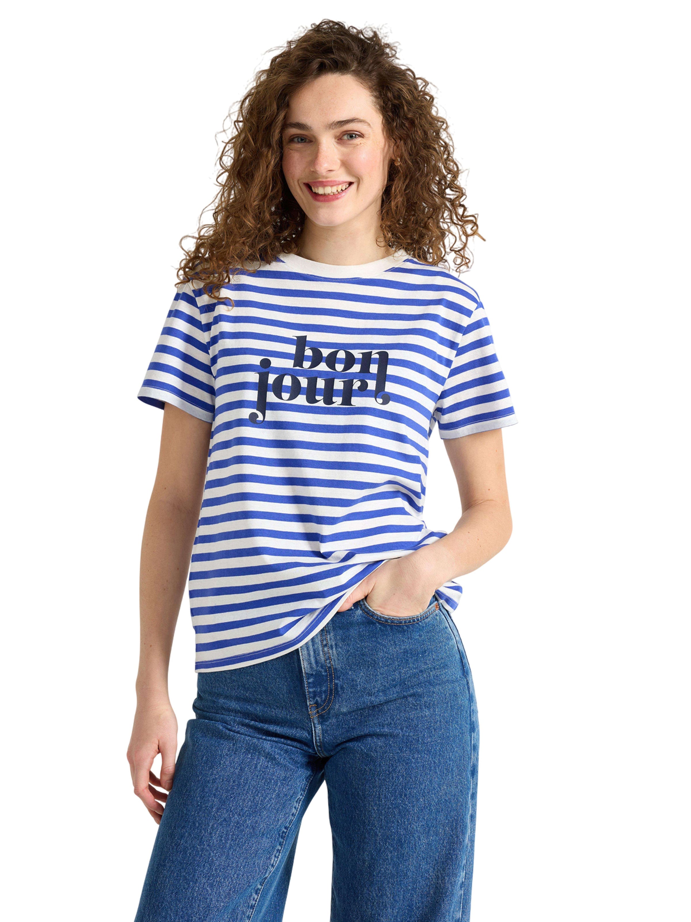 Maglietta 'Nell' di Lindex in blu: frontale