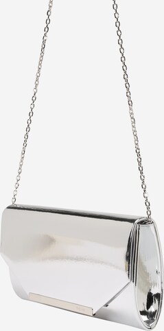 mascara Clutch in Silver: front