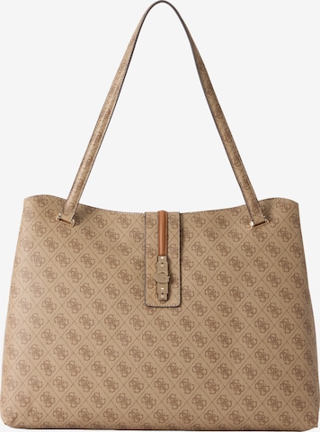 GUESS - Shopper 'YVONNE' en marrón: frente