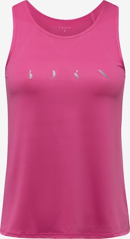 Born Living Yoga Performance Shirt 'Baia' in Pink: front