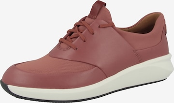 CLARKS Sneakers 'Un Rio Lace' in Red: front
