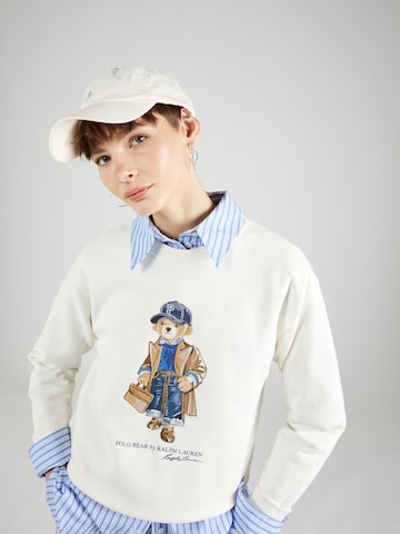 Felpa di Polo Ralph Lauren in bianco