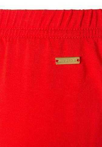 LASCANA - Pantalón de pijama en rojo