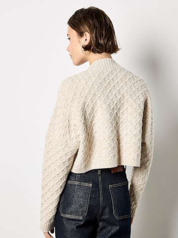 Cardigan bavarois ' ' Apricot en gris