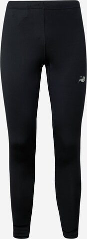 Skinny Pantalon de sport 'Accelerate' new balance en noir : devant