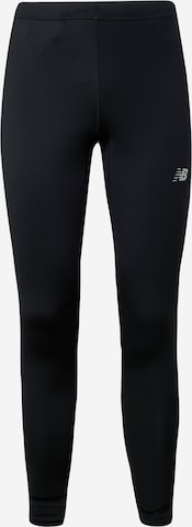 new balance Skinny Spodnie sportowe 'Accelerate' w kolorze czarny: przód