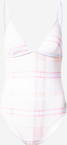 Tommy Hilfiger Underwear Τρίγωνο Ολόσωμο μαγιό σε λευκό: μπροστά
