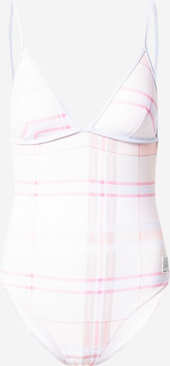 Tommy Hilfiger Underwear Jednodijelni kupaći kostim u svijetloplava / roza / bijela, Pregled proizvoda