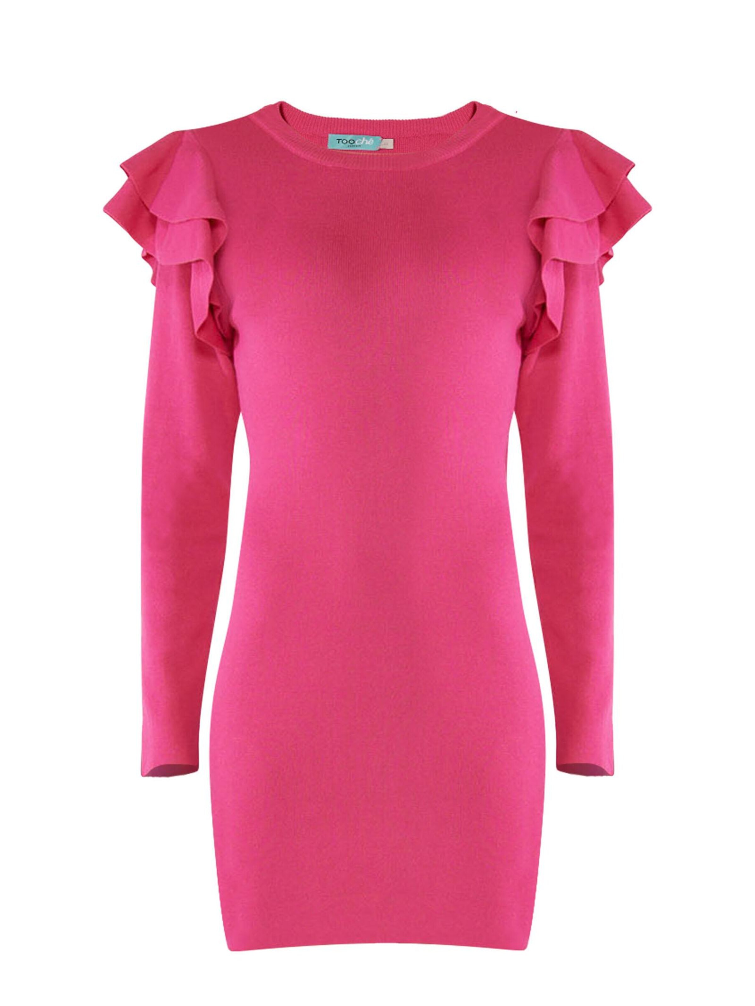 TOOche Strickkleid 'Wings'‌‌ in XXS in pink, Produktansicht