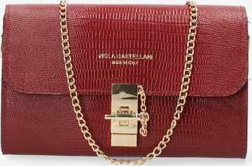 Viola Castellani Clutch in Rot: Vorderseite