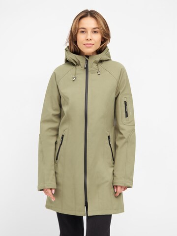 Manteau fonctionnel 'RAIN37' ILSE JACOBSEN en beige : devant