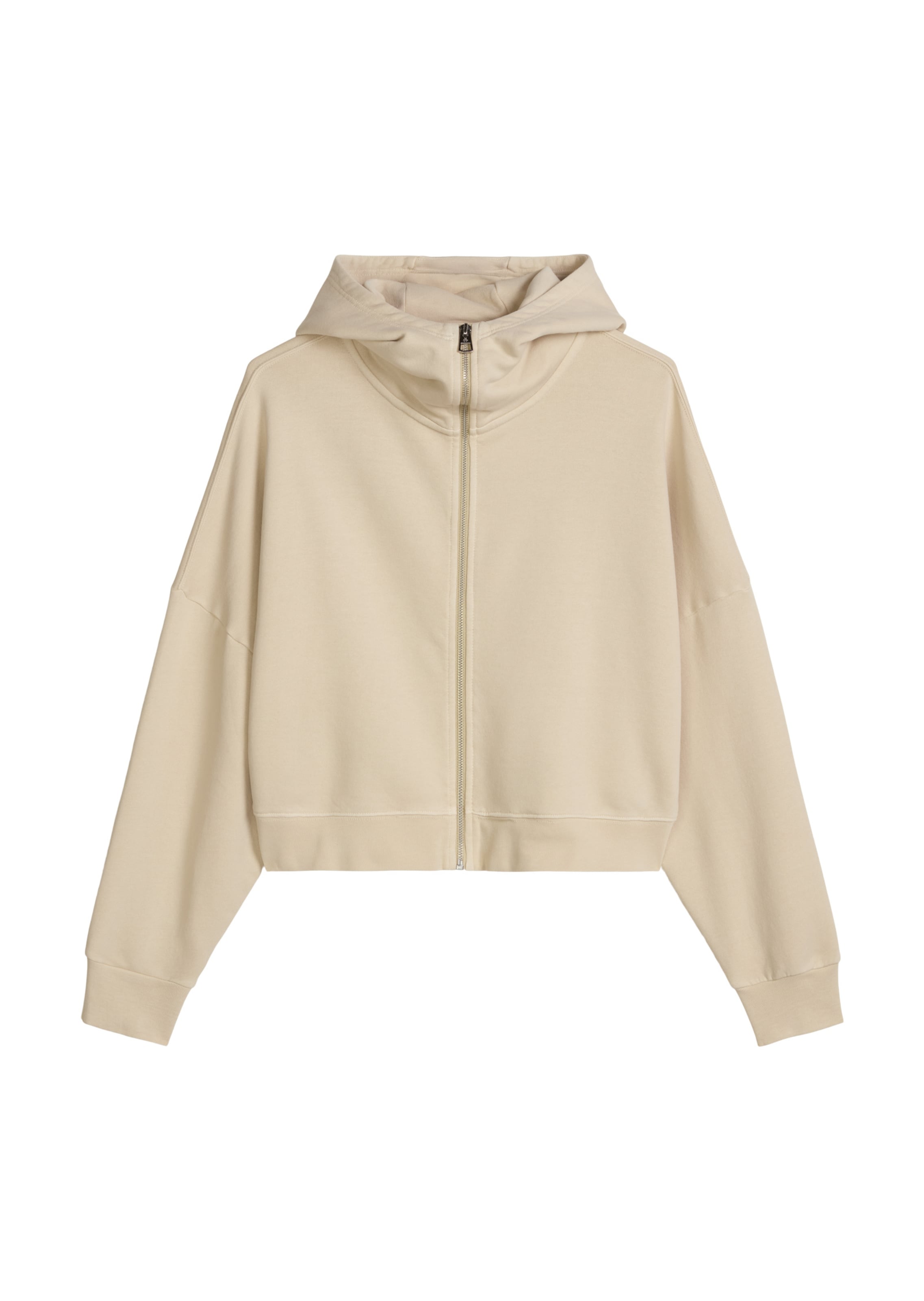 Marc O'Polo Sweatjacke in Beige: Vorderseite