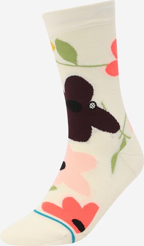 Stance Athletic Socks 'BABY BLOOM' in White: front