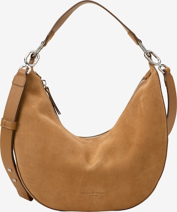 Sac à bandoulière Marc O'Polo en marron : devant