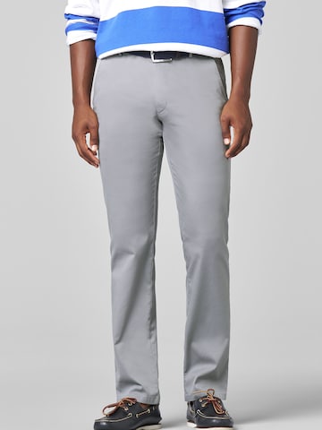 MEYER Regular Chino trousers in Grey: front