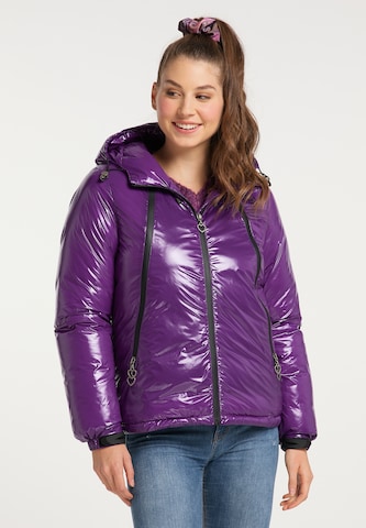 MYMO Winter Jacket in Purple: front