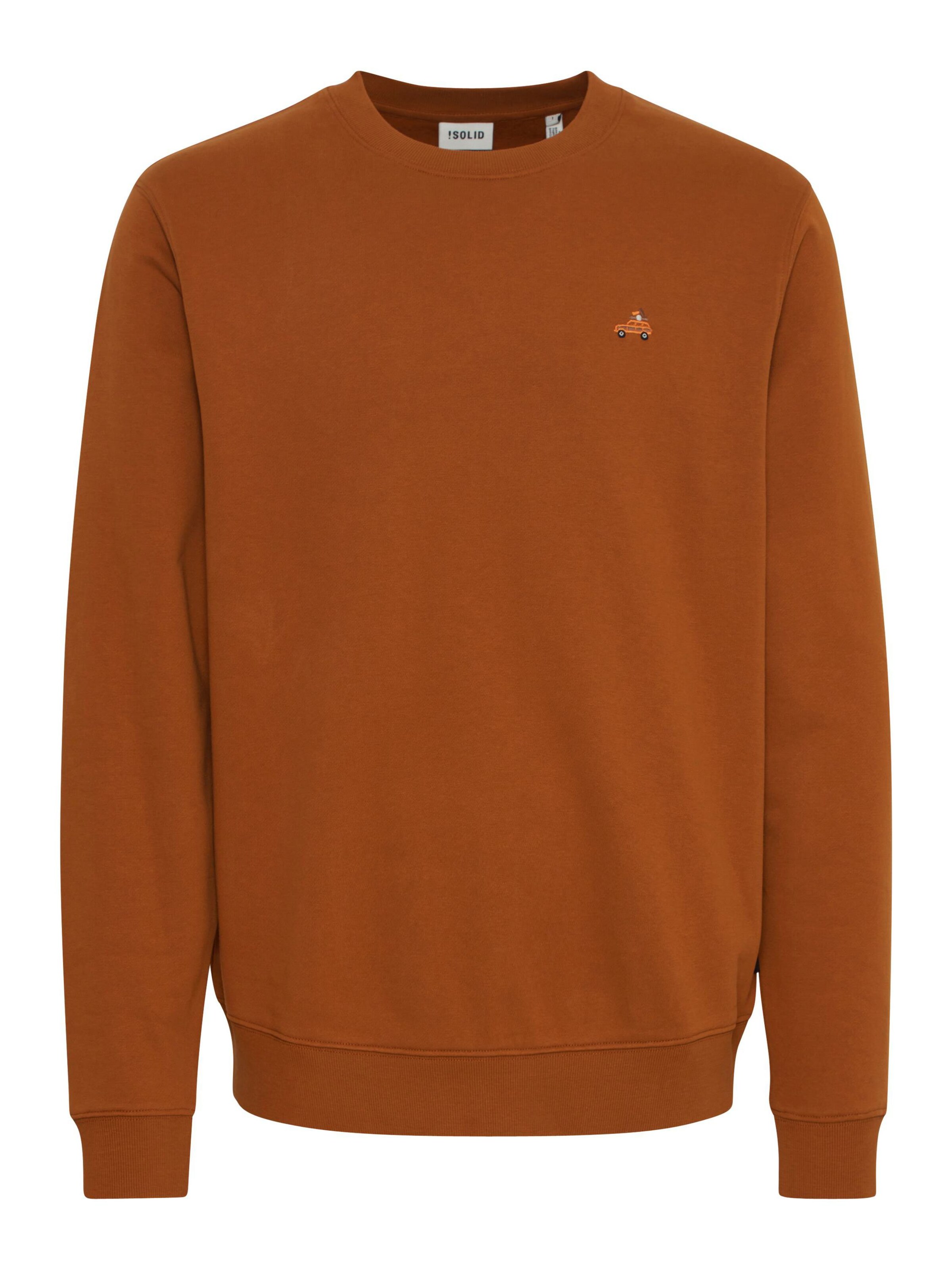 !Solid - Pullover 'Nooam' em castanho: frente