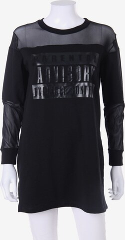 PARENTAL ADVISORY EXPLICIT CONTENT Sweatshirt & Zip-Up Hoodie in XS in Black: front